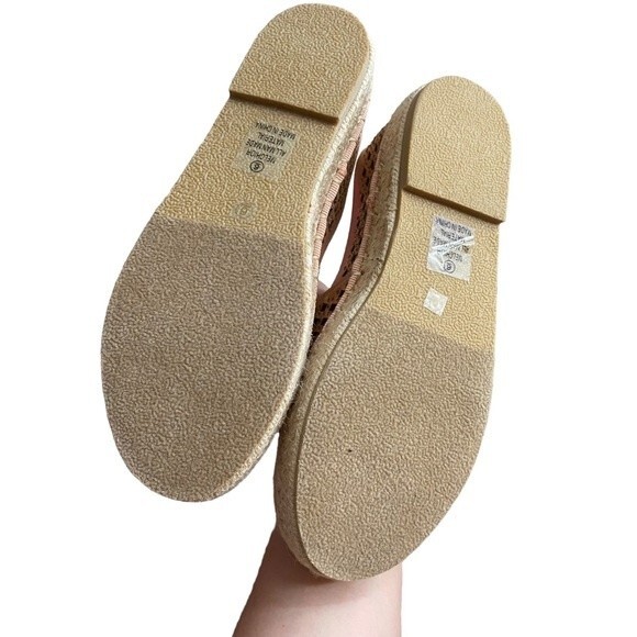 Catherine Malandrino Size 6 Melchior Espadrille Slip On Loafers Rose Gold NWT - Picture 5 of 10